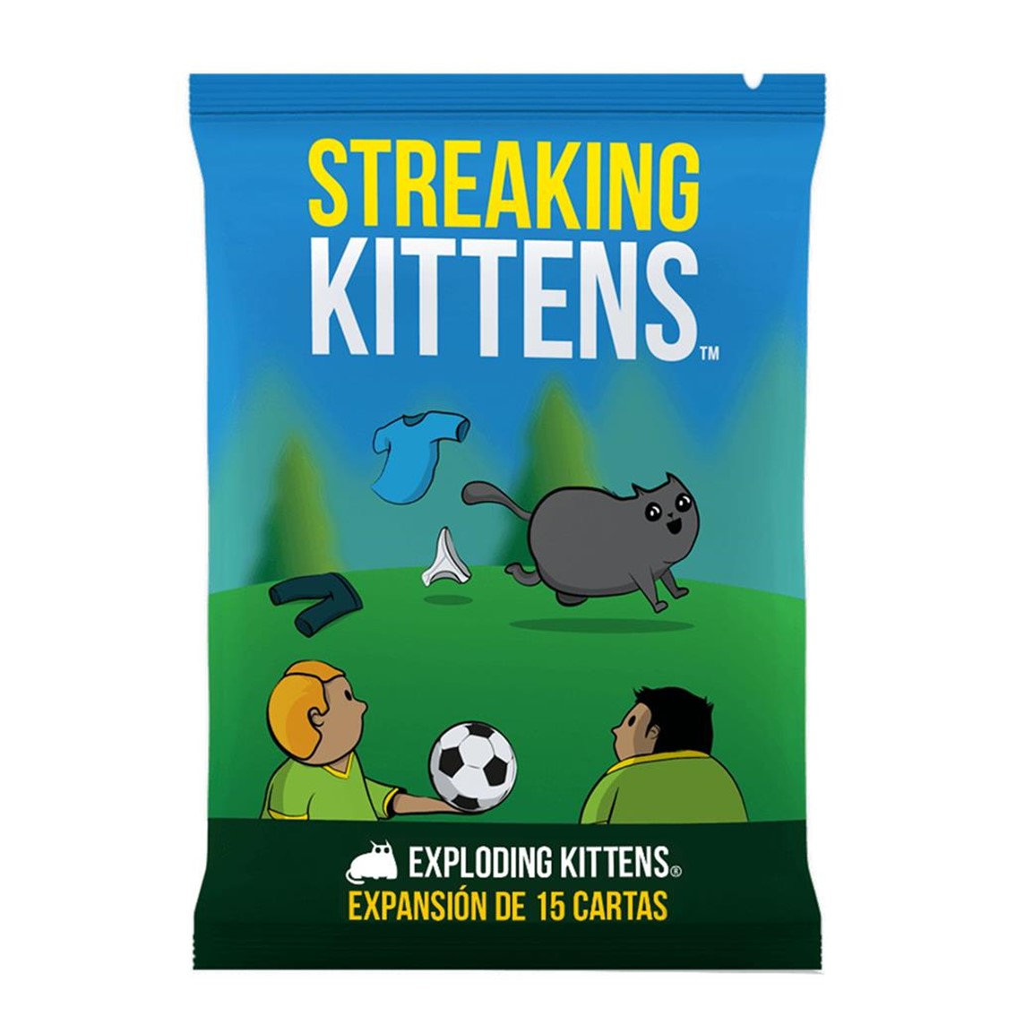 Expansión Streaking Kittens para Exploding Kittens - Juego de Cartas (Pegi 7)