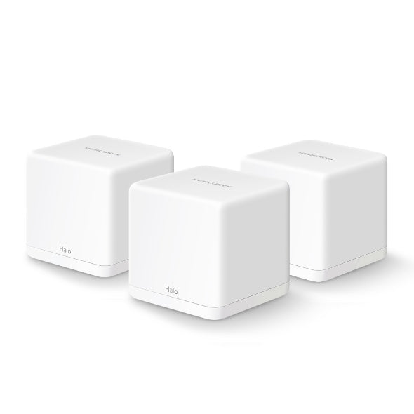 Router Mesh Mercusys Halo H30G - Pack de 3, 1300 Mbps, Wi-Fi en malla para toda la casa