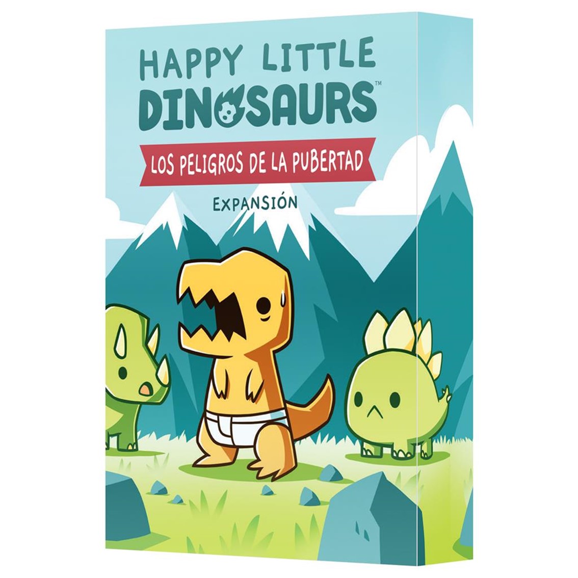 Happy Little Dinosaurs: Los Peligros de la Pubertad - Juego de mesa (+8 años) (Español)
