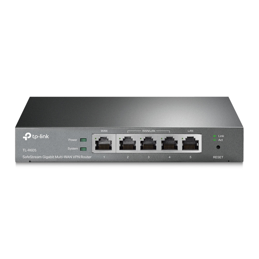 Enrutador VPN Gigabit TP-Link ER605 con Gestión Omada y 5 Puertos Ethernet