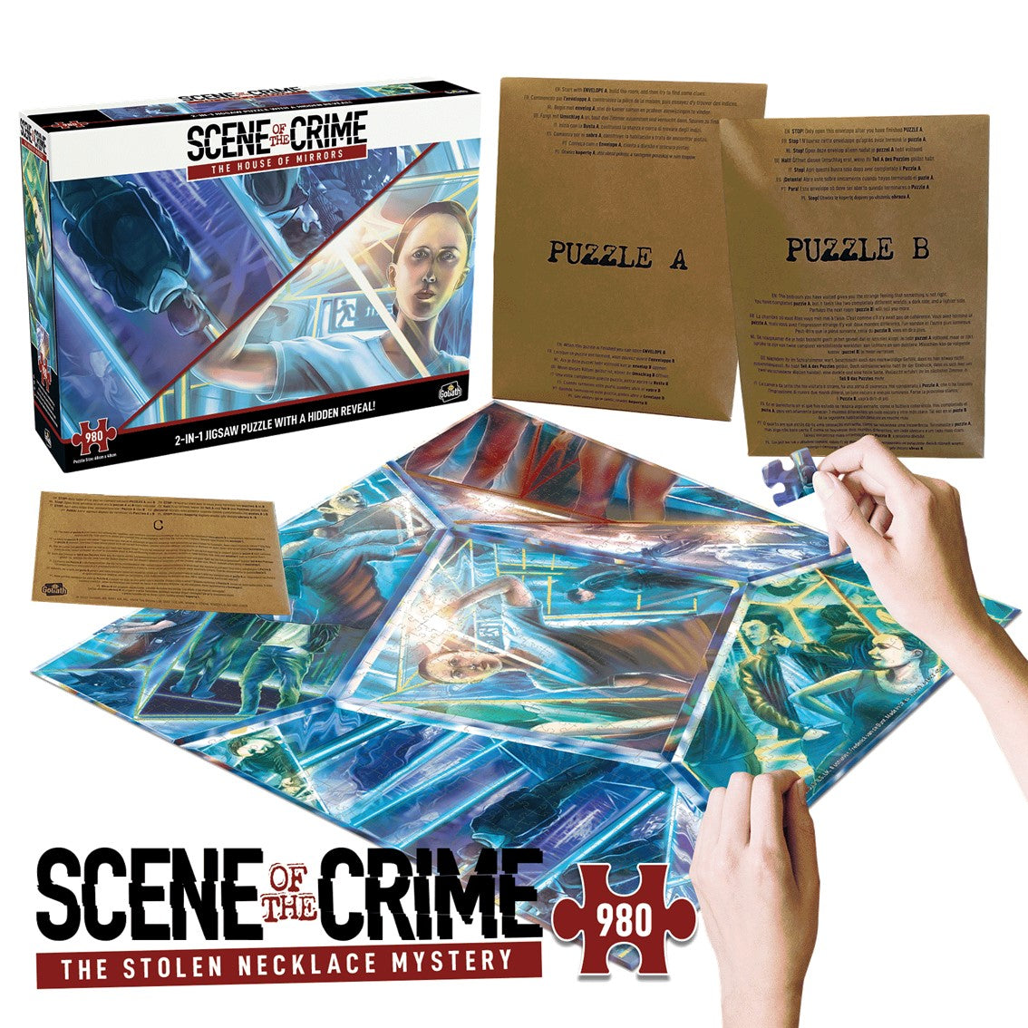 Escena del Crimen: La Casa de los Espejos - Juego de mesa (+12 años)