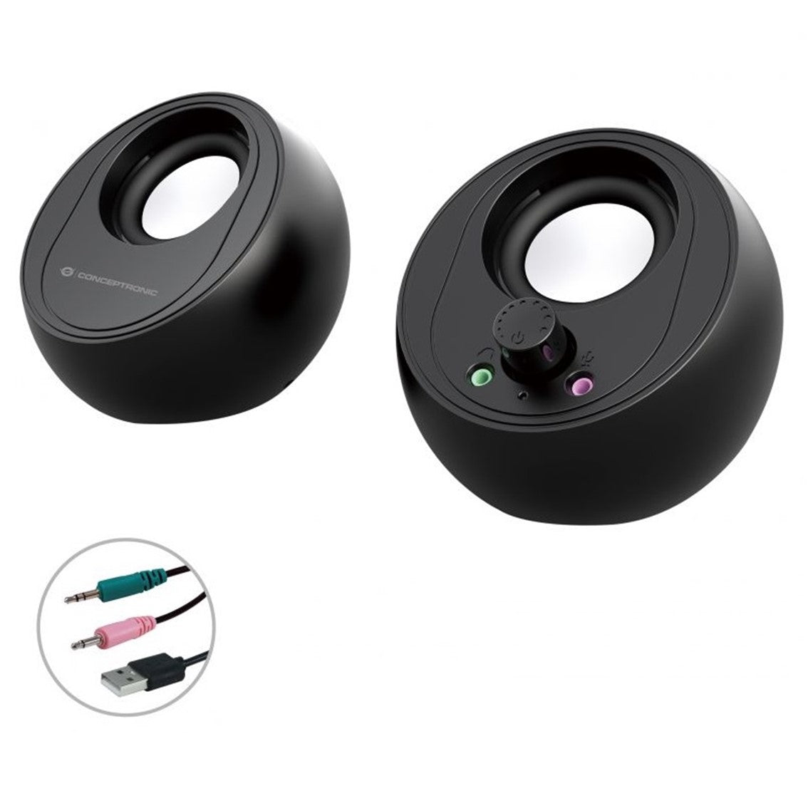 Altavoces Conceptronic Bjorn01B - Potencia de 10W, Bluetooth y Diseño Compacto