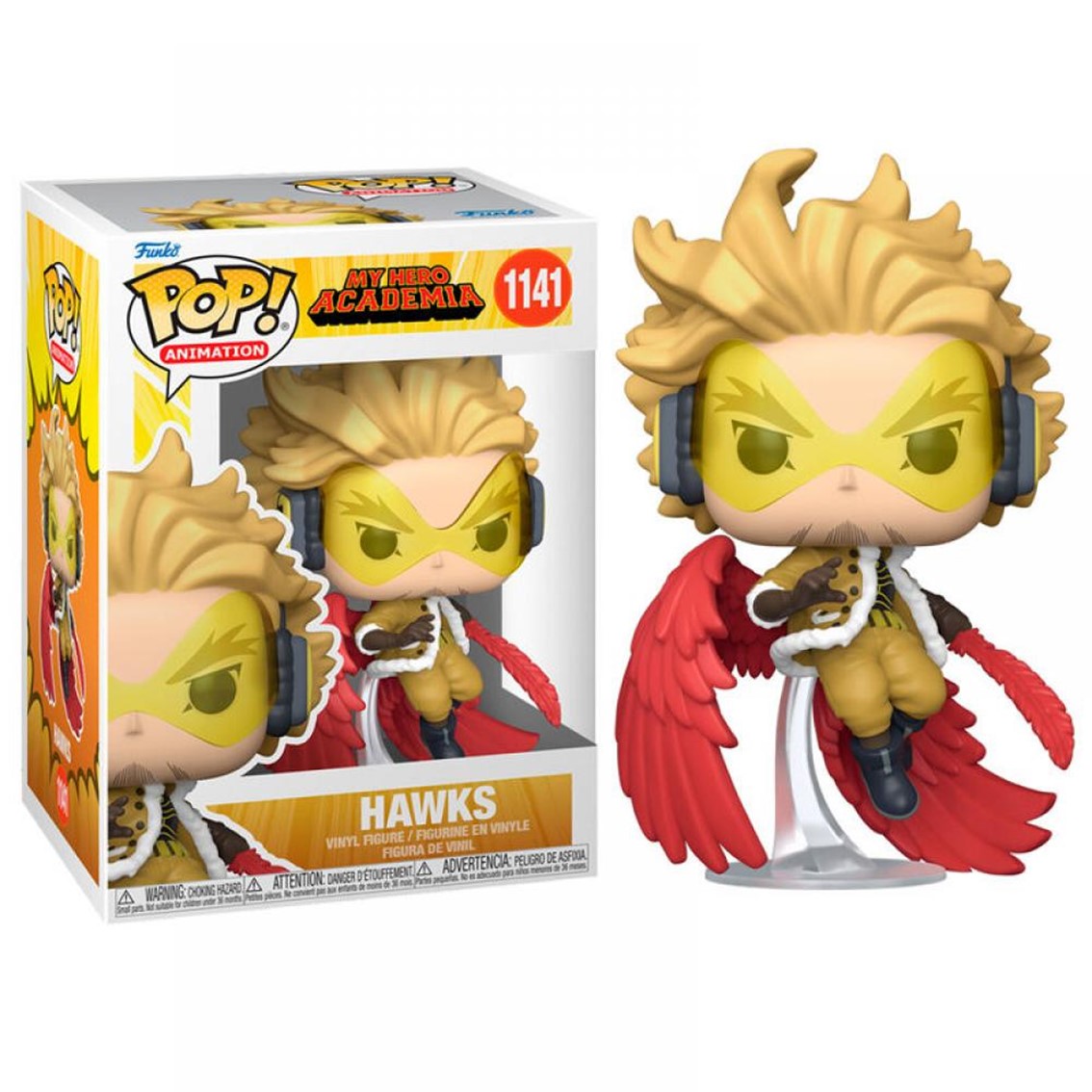 Figurita de Vinilo Funko Pop Hawks - My Hero Academia (9 cm)