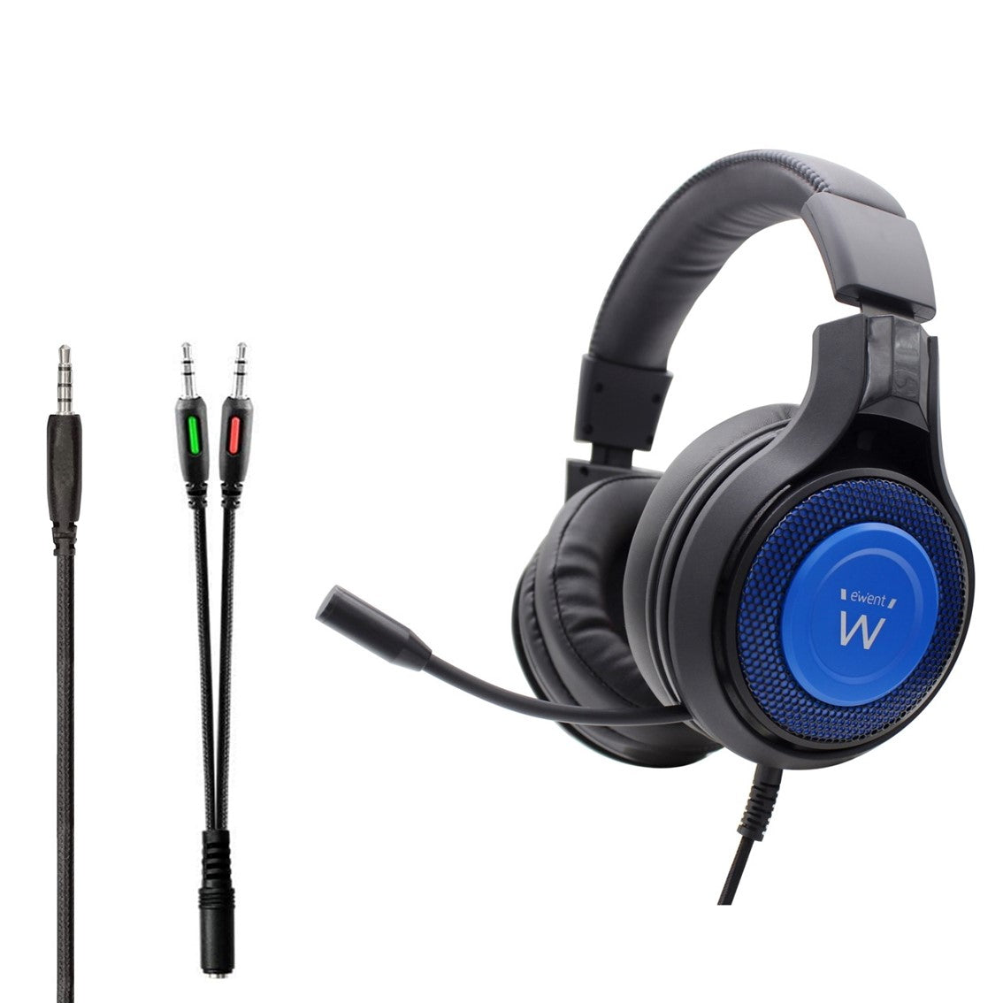 Auriculares Gaming Ewent PL3322 con Micrófono y Control de Volumen