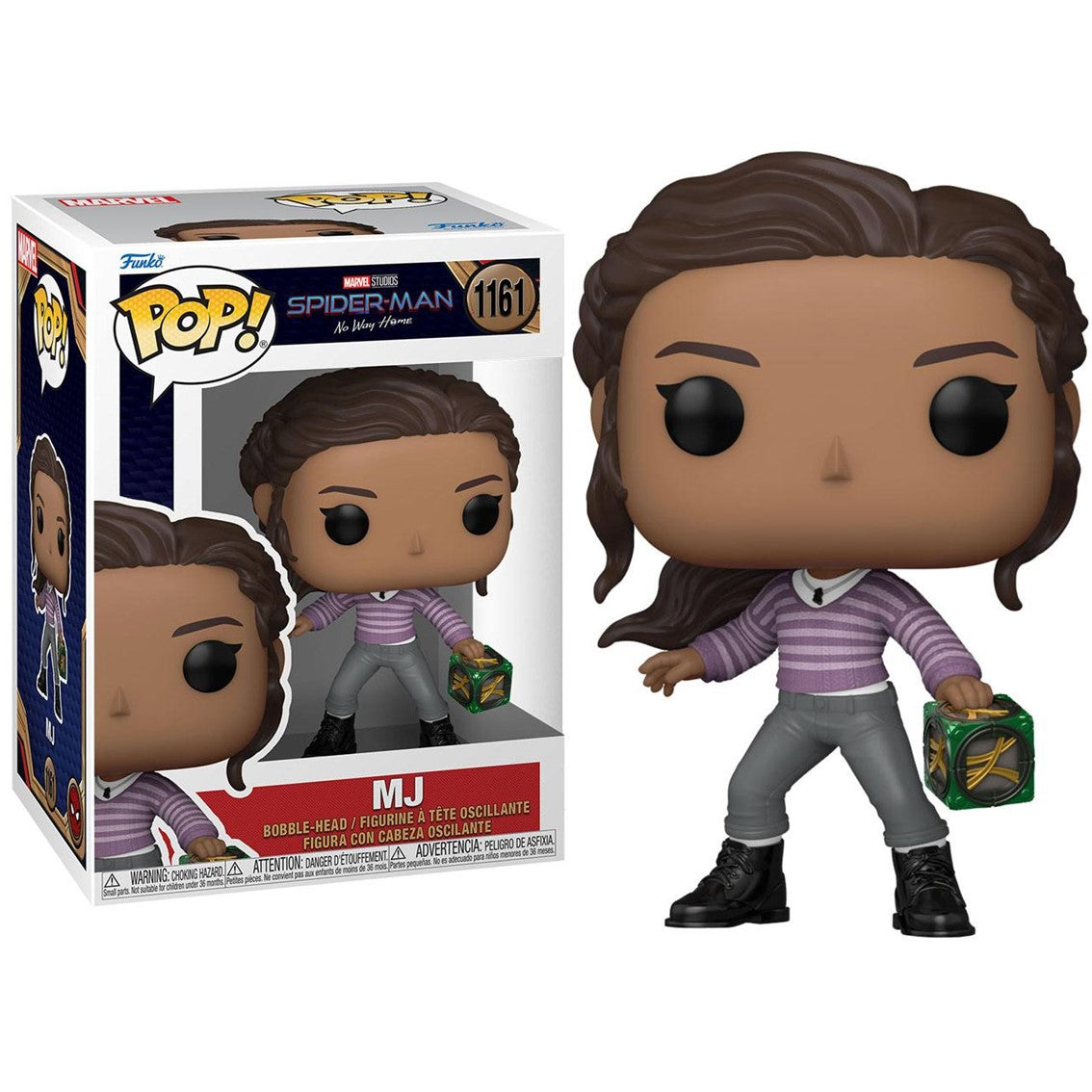 Funko Pop Marvel: MJ de Spider-Man No Way Home - Figura de Vinilo 9 cm