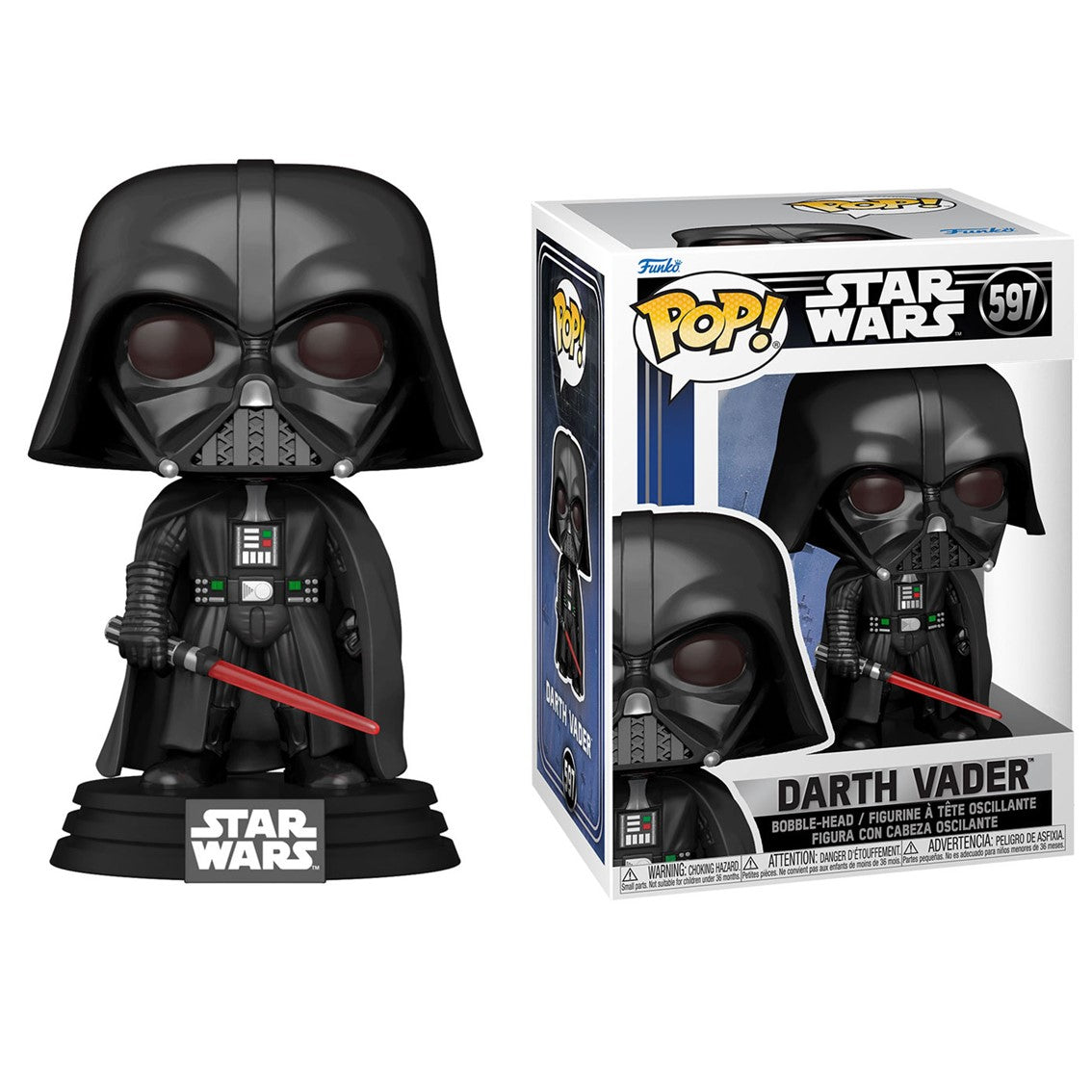 Figura de Vinilo Darth Vader 9 cm - Funko Pop Star Wars