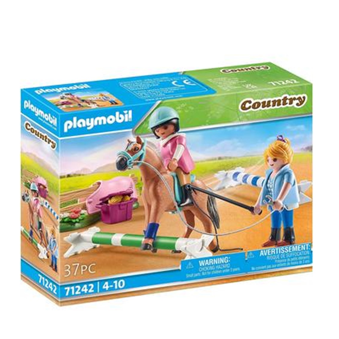 Set de Juego Playmobil Country - Clase de Equitación y Cuidado de Ponis