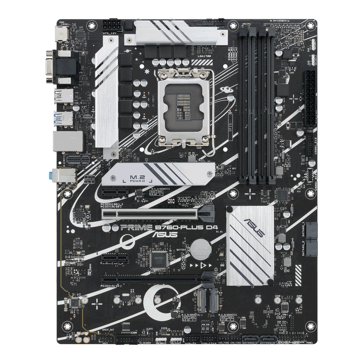Placa Base Asus Prime B760-Plus D4 ATX para Procesadores Intel - Rendimiento y Conectividad Avanzada