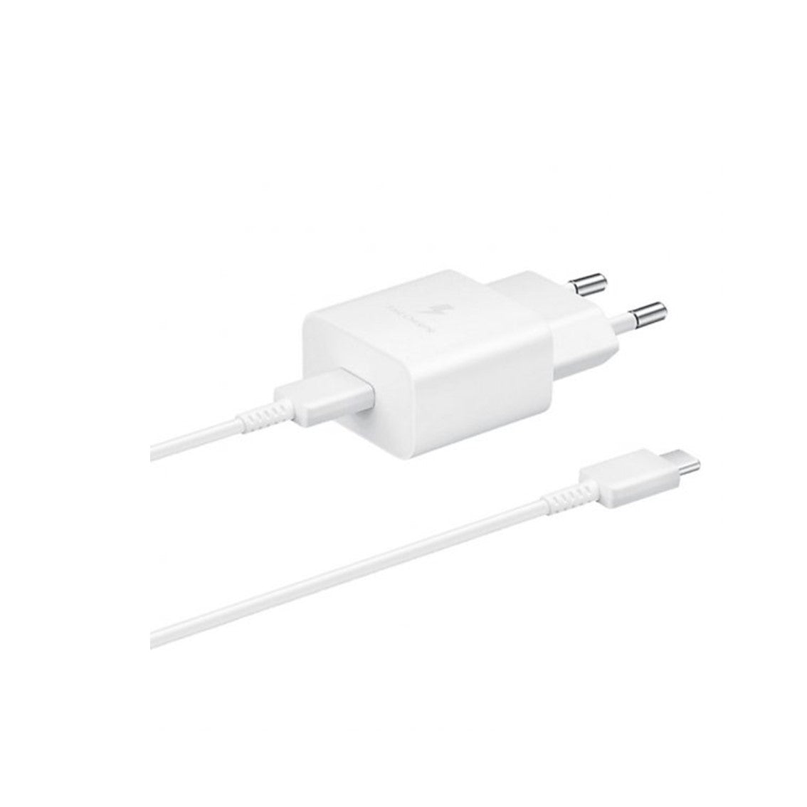 Cargador Samsung EP-T1510XWEGEU USB-C 15W con Cable Blanco