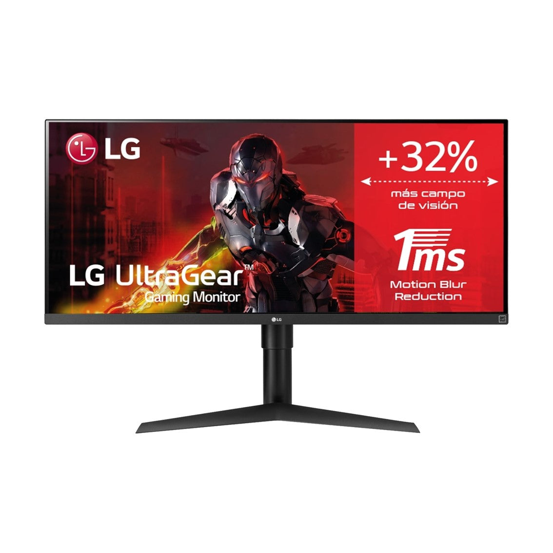 Monitor Curvo LG 34WP65CP 34" WQHD 3440 x 1440 con Altavoces Integrados