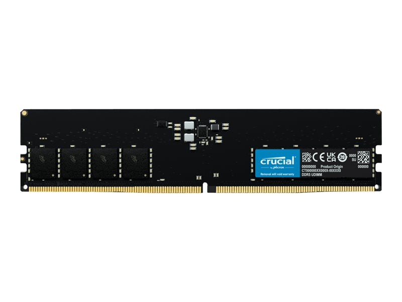 Memoria RAM DDR5 Crucial 16GB 5600MHz UDIMM PC5-44800 CL46 1.1V