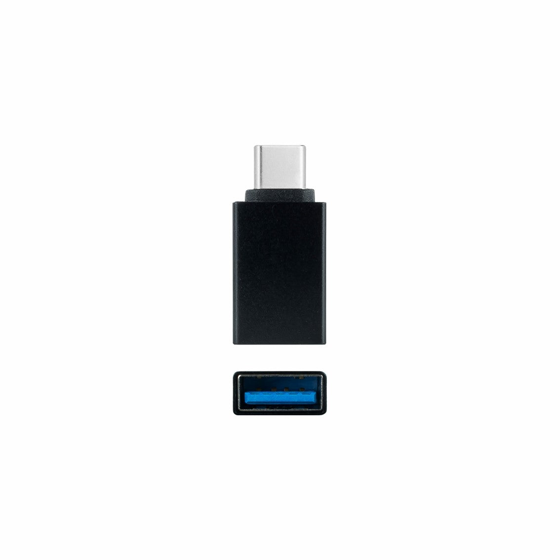 Adaptador USB-A a USB-C Nanocable Negro - Hembra a Macho