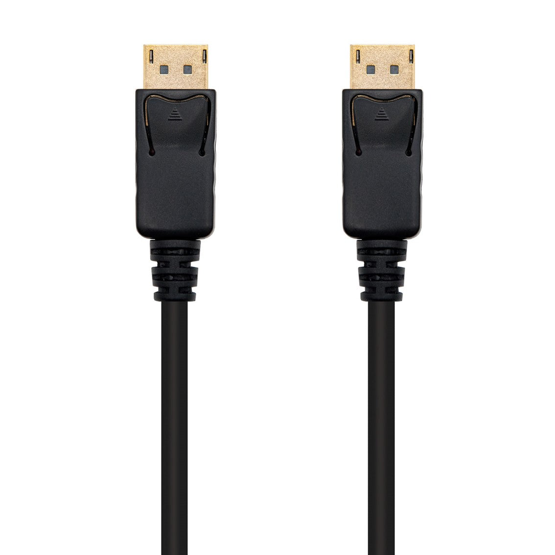Cable DisplayPort Nanocable 1m Macho a Macho - Alta Definición Negro