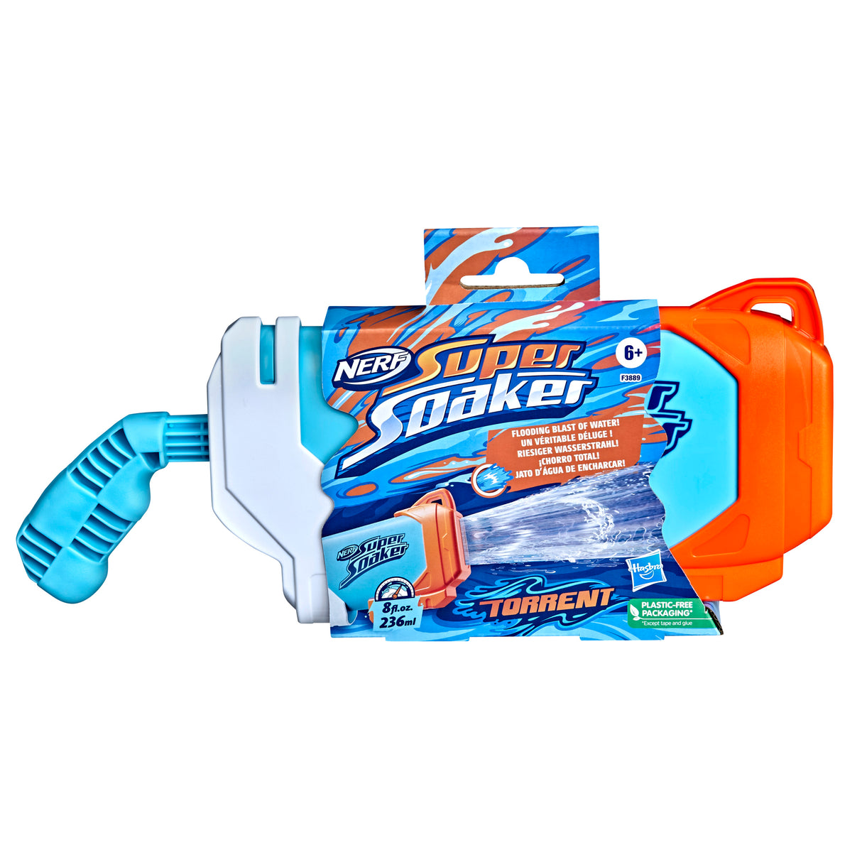 Pistola Nerf Super Soaker Torrent de Hasbro