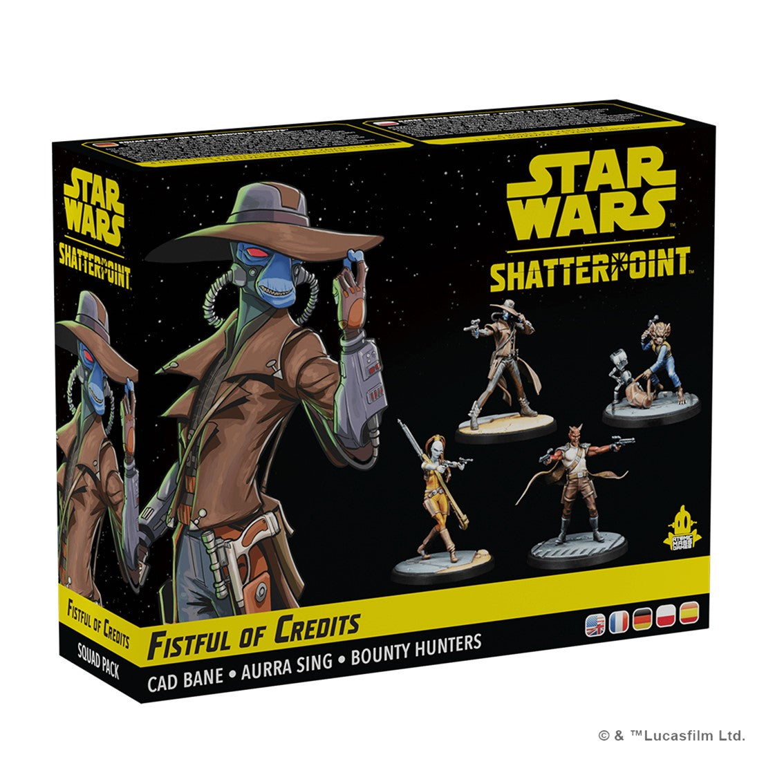 Pack de Escuadra Cad Bane para Star Wars Shatterpoint