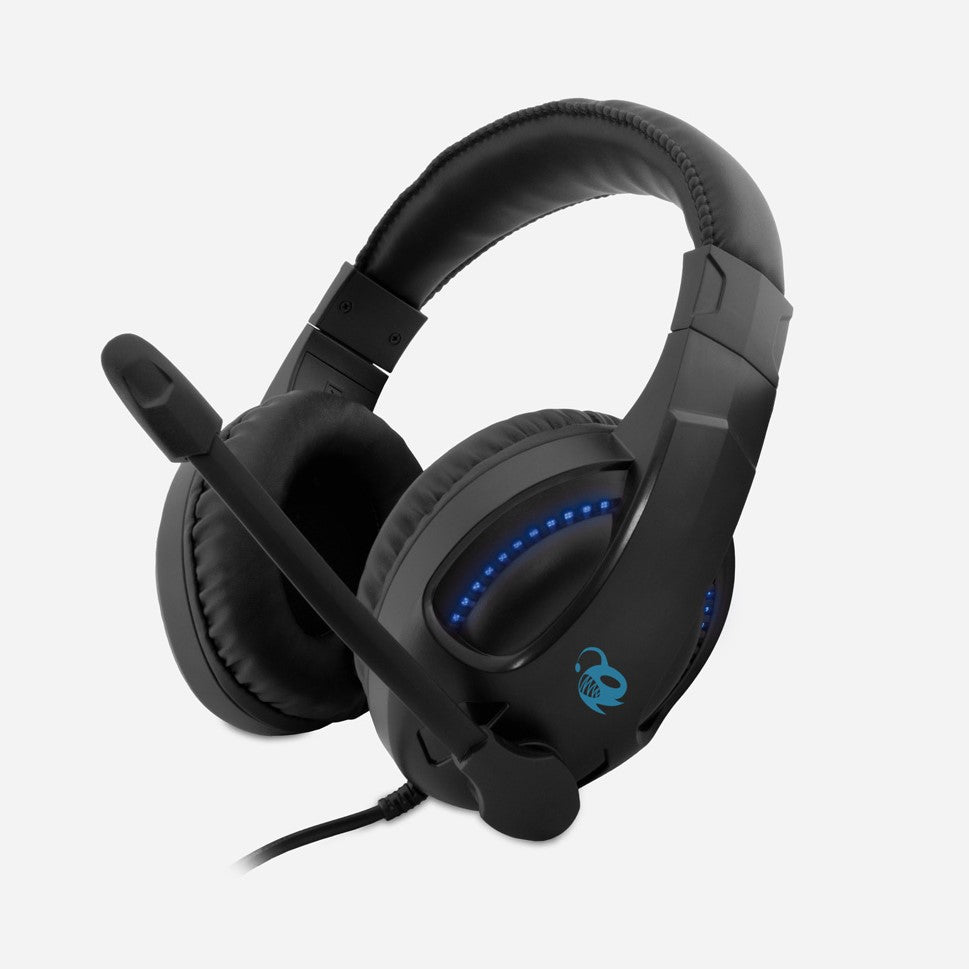 Auriculares Deep Gaming Deepblue G4 con micrófono y iluminación azul