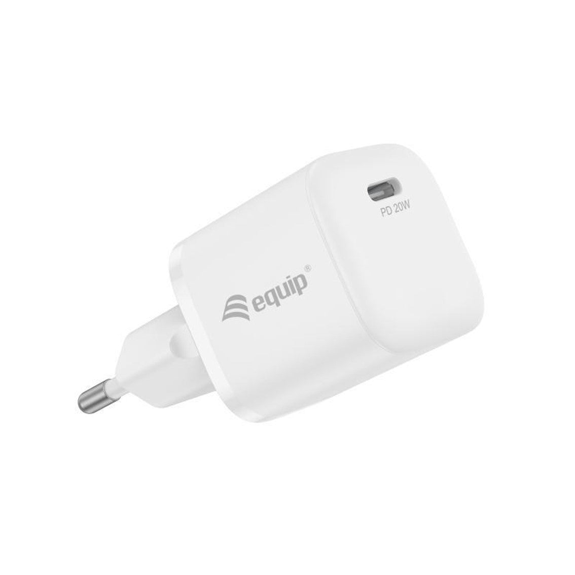 Cargador de Pared Equip 245520 USB-C 20W con Carga Rápida PD 3.0
