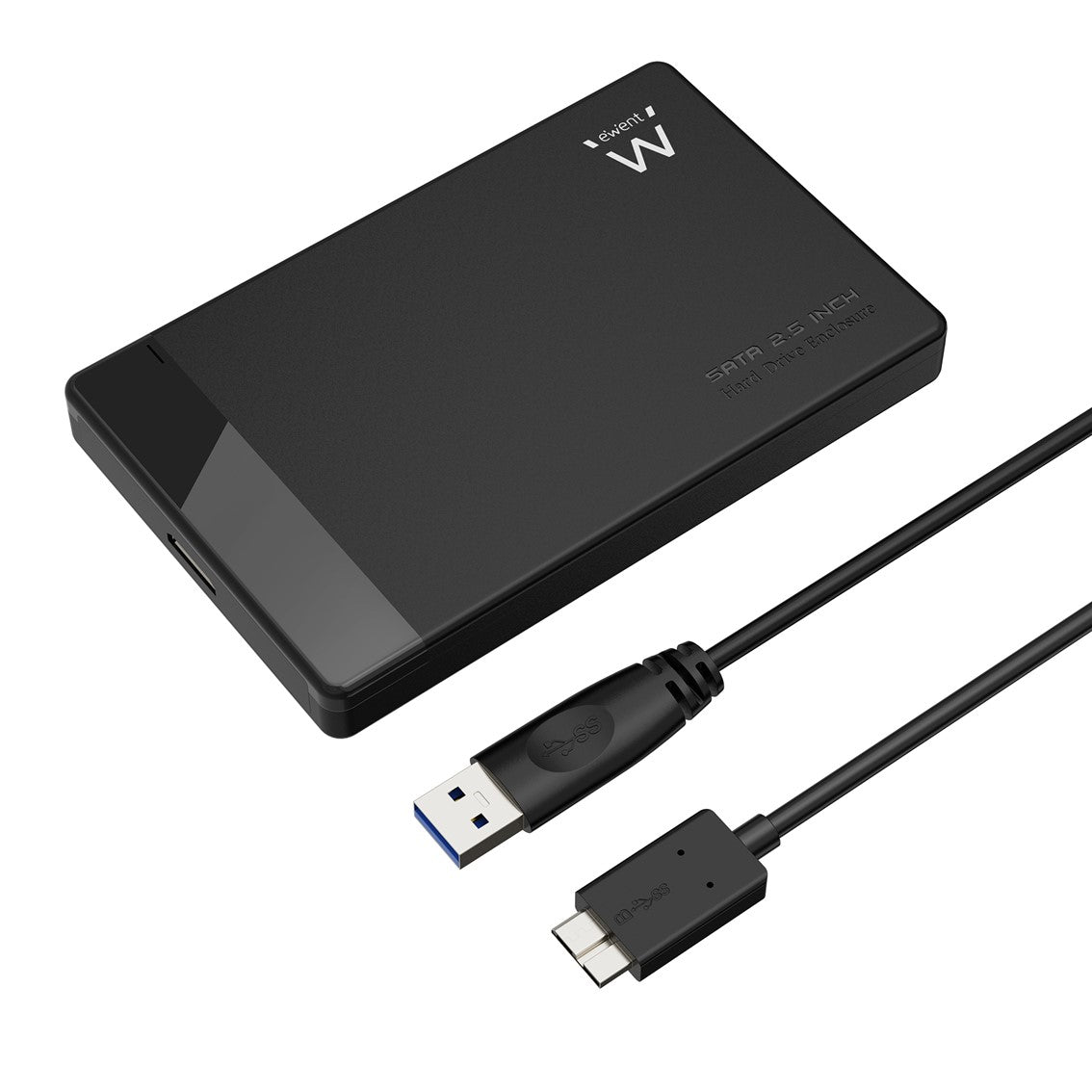 Carcasa Ewent EW7049 para Disco Duro de 2.5 Pulgadas - USB 3.2, Negra