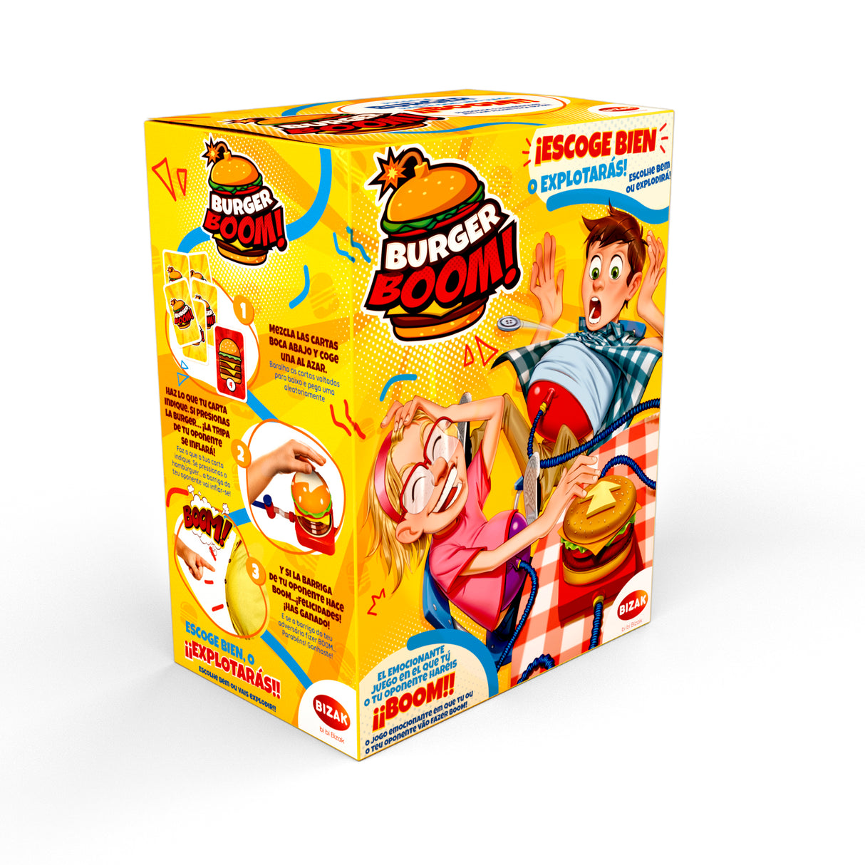 Juego de Mesa Burger Boom: ¡Haz Explosión en la Diversión!