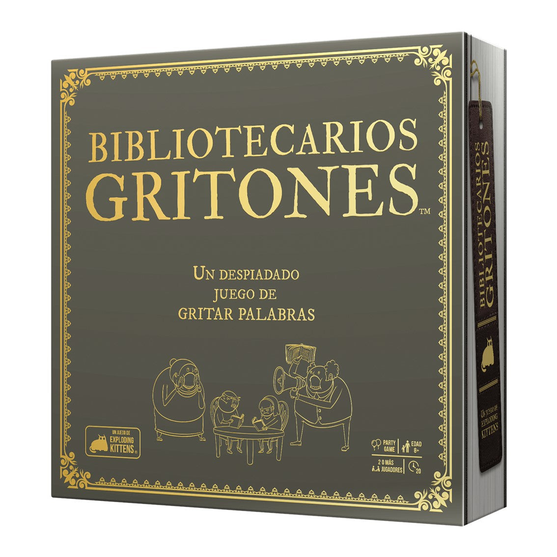 Juego de Mesa Bibliotecarios Gritones - Exploding Kittens