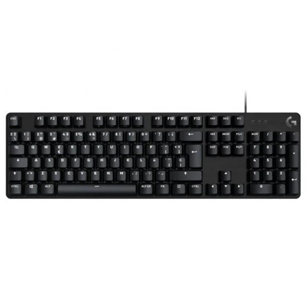 Teclado Gaming Logitech G413 SE Mecánico USB con Teclas de PBT y Retroiluminación Blanca