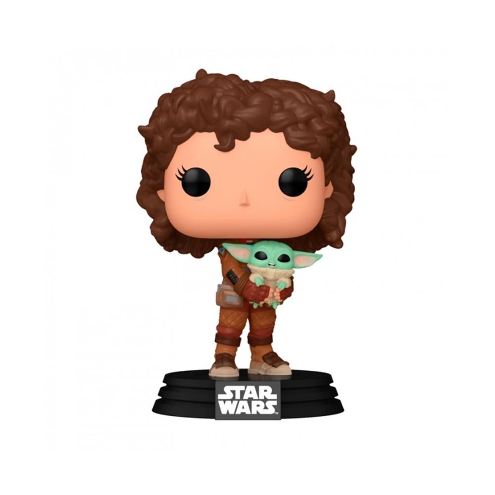 Figura de Vinilo Peli Motto con Grogu - The Mandalorian 9 cm