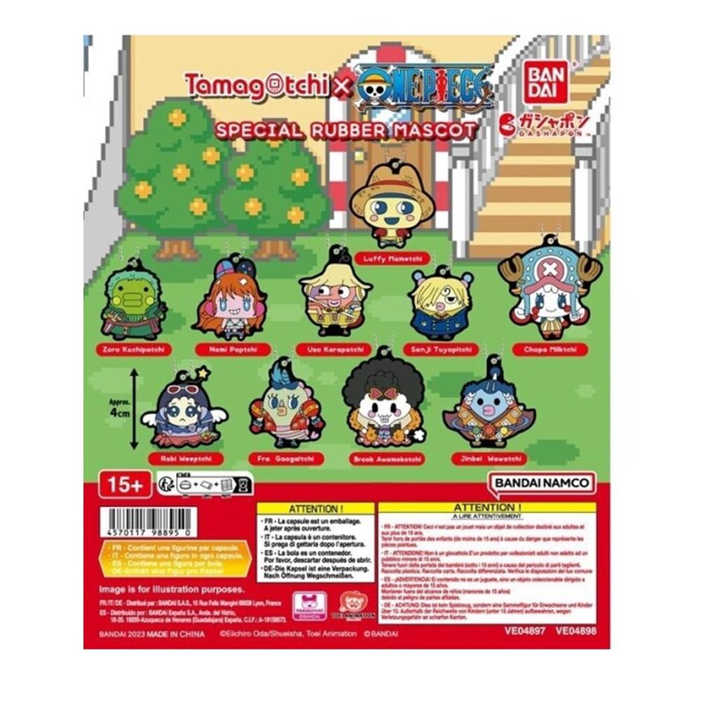 Set Gashapon One Piece x Tamagotchi - Lote de 40 Mascotas de Caucho