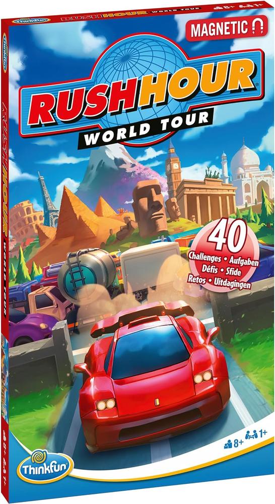 Puzzle Magnético de Viaje Rush Hour: Desafíos de Deducción en Movimiento