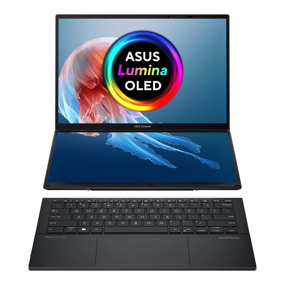 Asus Zenbook Duo OLED UX8406MA - Portátil 14" Táctil, Intel Core i9, 32GB RAM, 1TB SSD, Windows 11