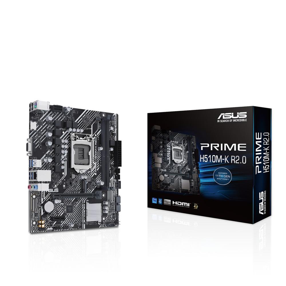 Placa Base Asus Prime H510M-K R2.0 Micro ATX LGA 1200 DDR4 hasta 64GB 3200MHz