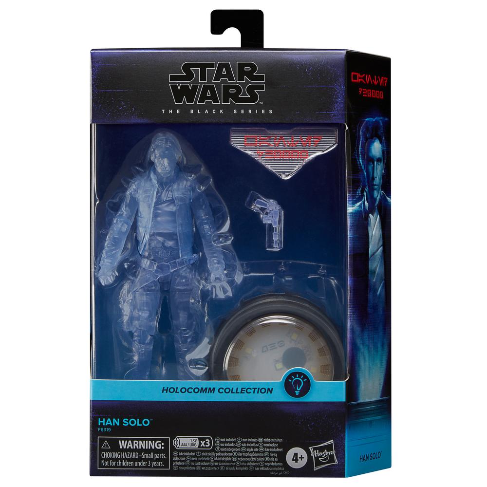 Figura Han Solo Holocomm de Star Wars - The Black Series