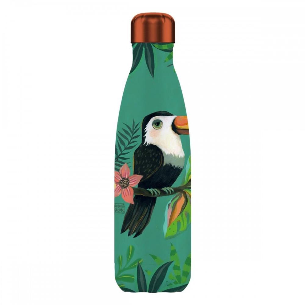 Botella Isotérmica Enesco Tucán - Diseño Colorido de Michelle Allen, 500ml