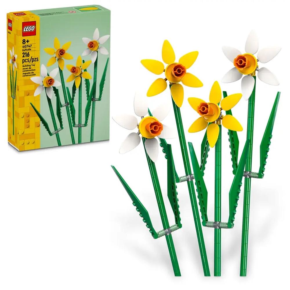 LEGO Narcisos - Set Floral Construible para Creatividad y Celebraciones