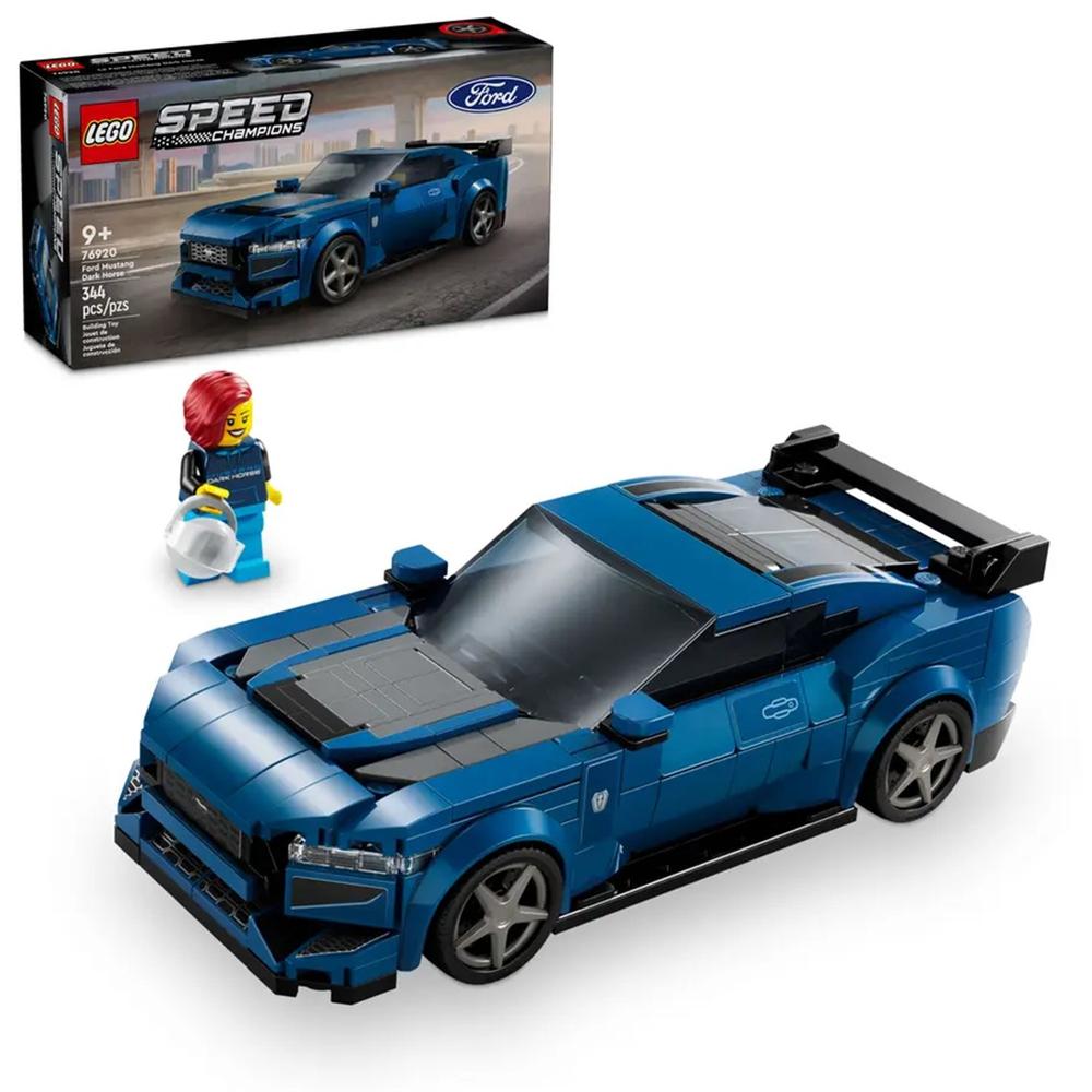 LEGO Speed Champions Ford Mustang Dark Horse - Modelo Construible para Coleccionistas y Niños a Partir de 9 Años