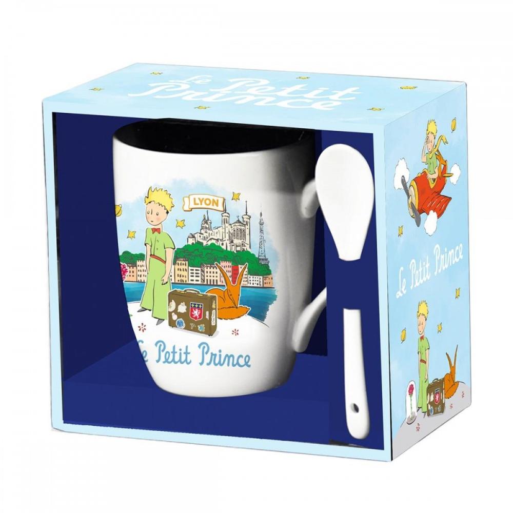 Taza de Cerámica con Cuchara Inspirada en El Principito