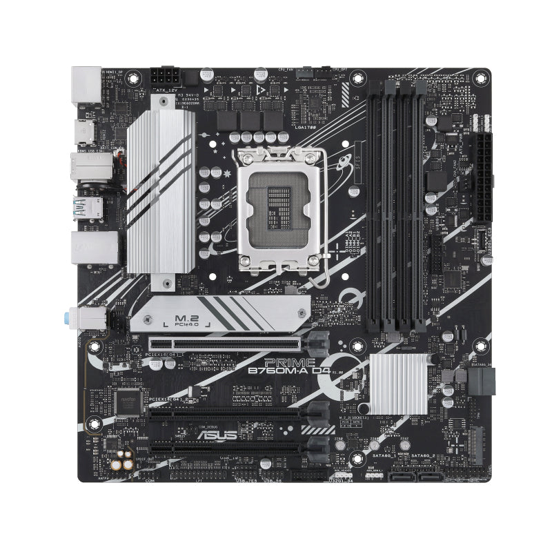 Asus Prime B760M-A D4 CSM - Placa Base Micro ATX Socket LGA 1700 para Hasta 128GB DDR4
