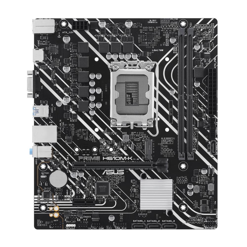 Placa Base Asus Intel Prime H610M-K LGA 1700 DDR5 96GB 5600MHz Matx