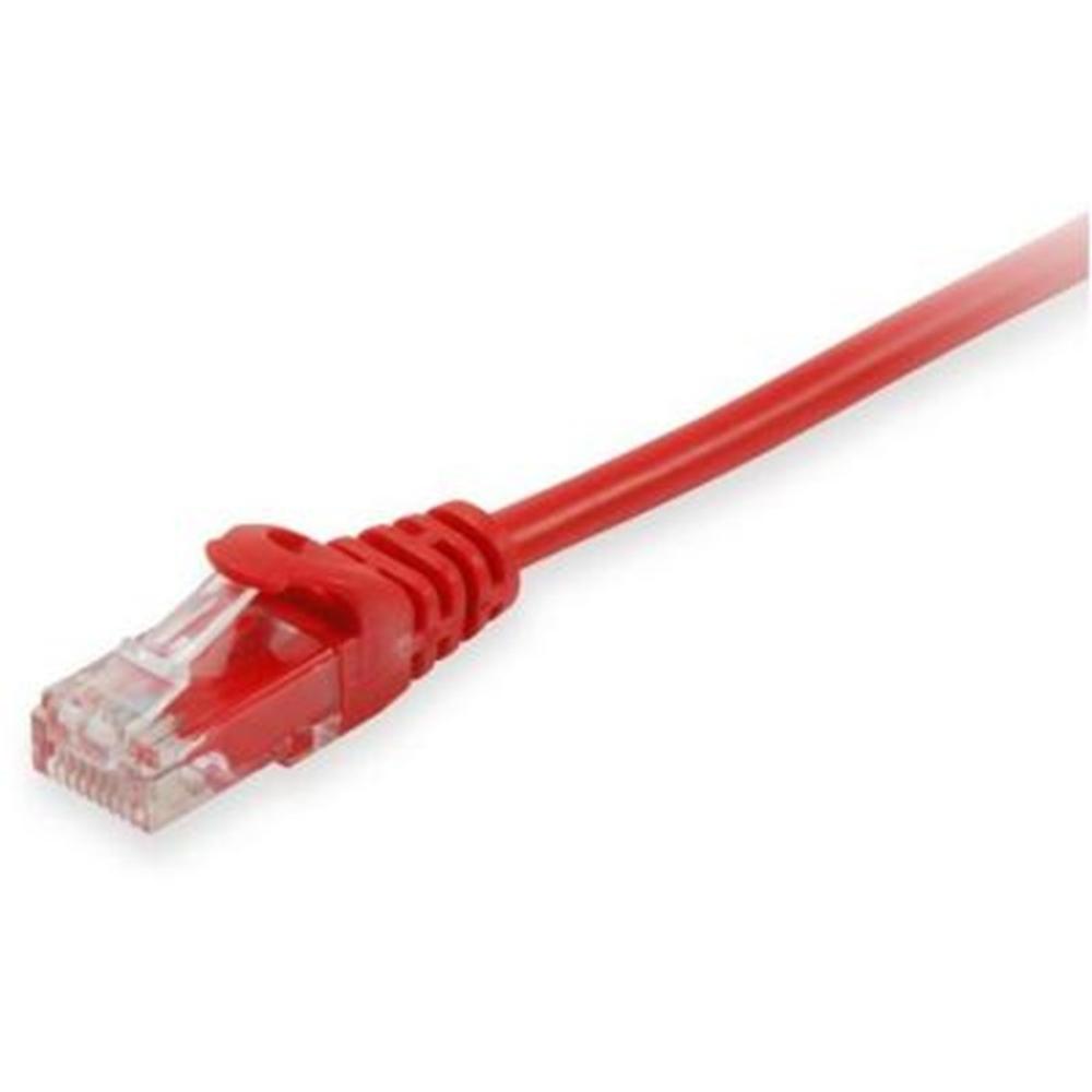 Cable de Red RJ45 U/UTP Cat6A 2m Rojo - Rendimiento 10Gbit, 500 MHz