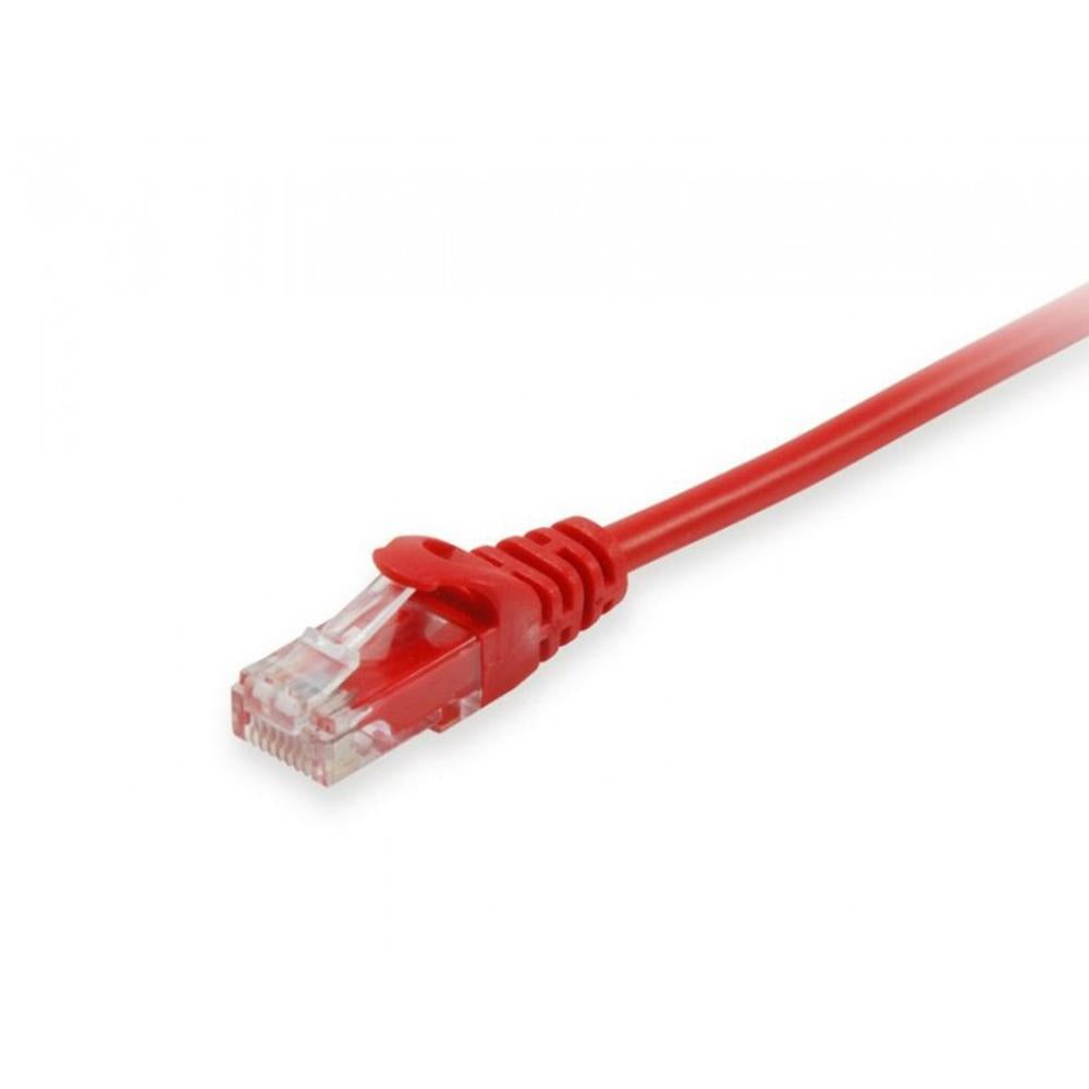 Cable de Red RJ45 U/UTP CAT6A 10m Rojo - 10Gbit, 500MHz, PoE Compatível