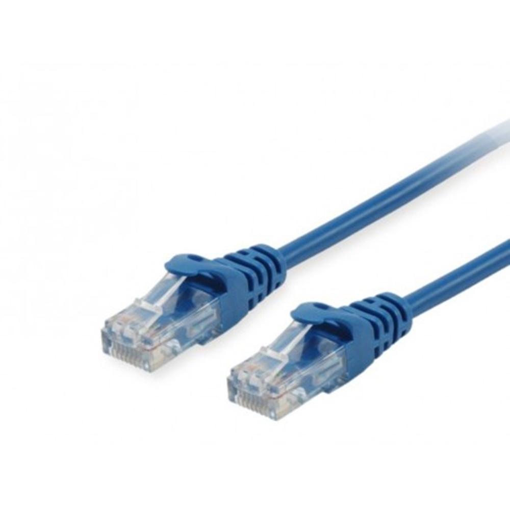 Cable de Red RJ45 U/UTP Cat6A 5m Azul - 10Gbit, 500MHz, 100% Cobre