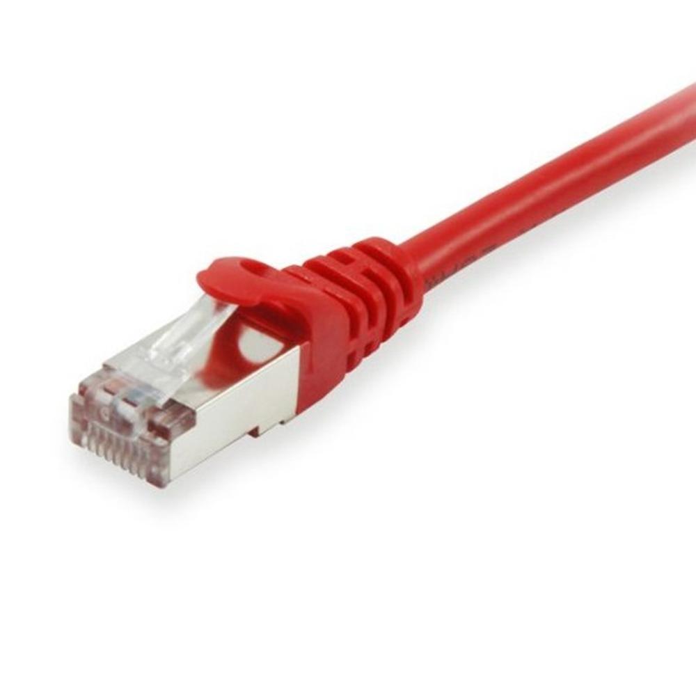 Cable de red Equip Cat.6A S/FTP 0.5m rojo de alto rendimiento
