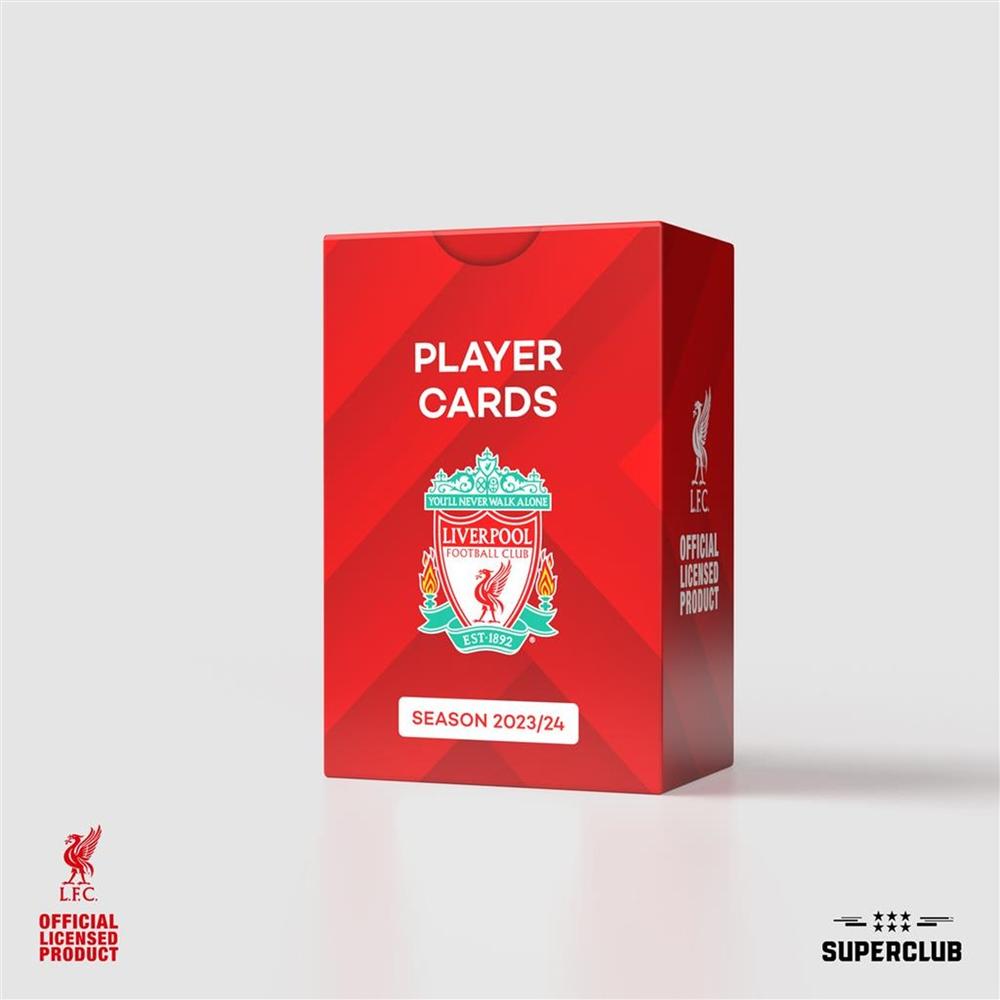 Superclub: Liverpool FC - Tarjetas de Jugadores 2023 - 24 - Juego de mesa (+13 años) (Inglés)