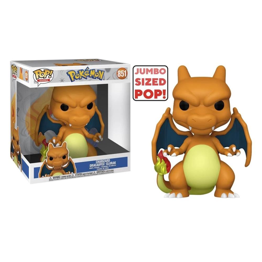 Funko Pop! Jumbo Charizard - Coleccionable Pokémon 25,4 cm