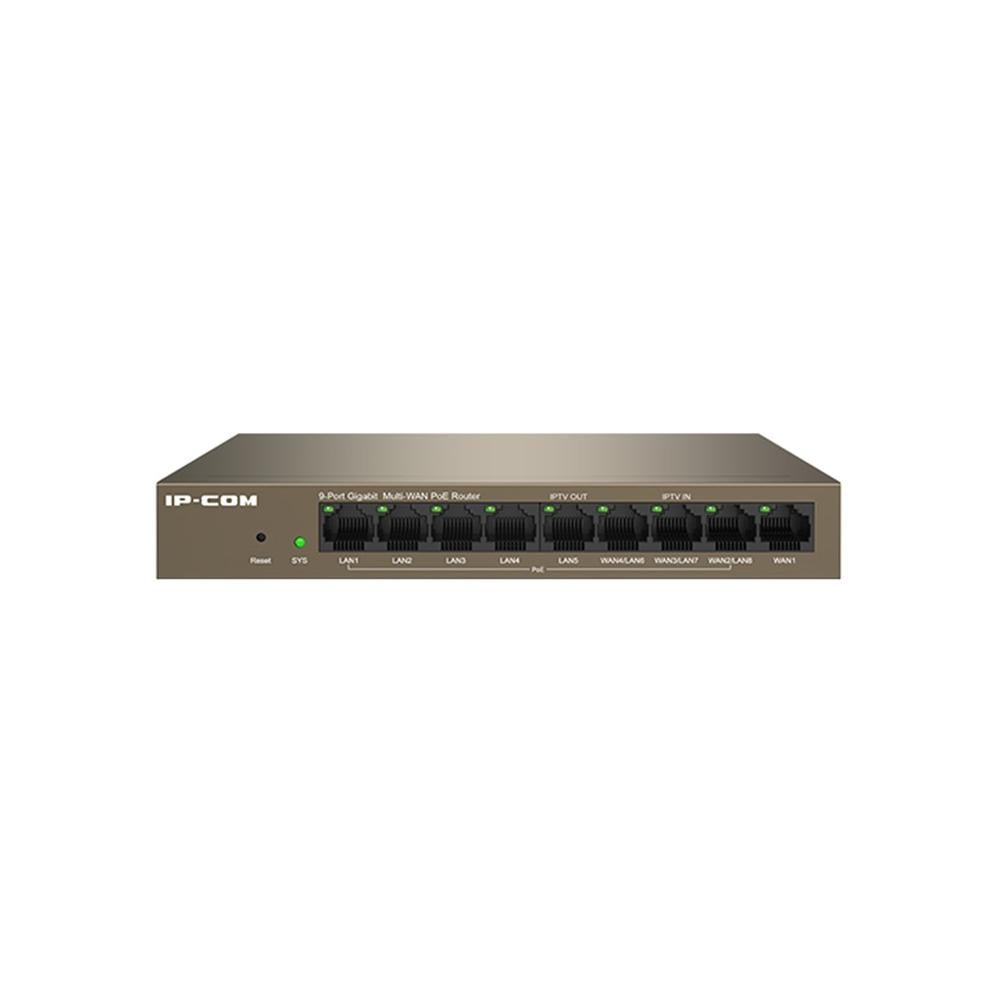Enrutador PoE M20-8G con 9 puertos administrado en la nube