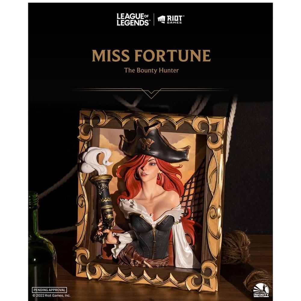 Marco 3D de PVC - Miss Fortune, Cazadora de Recompensas de League of Legends