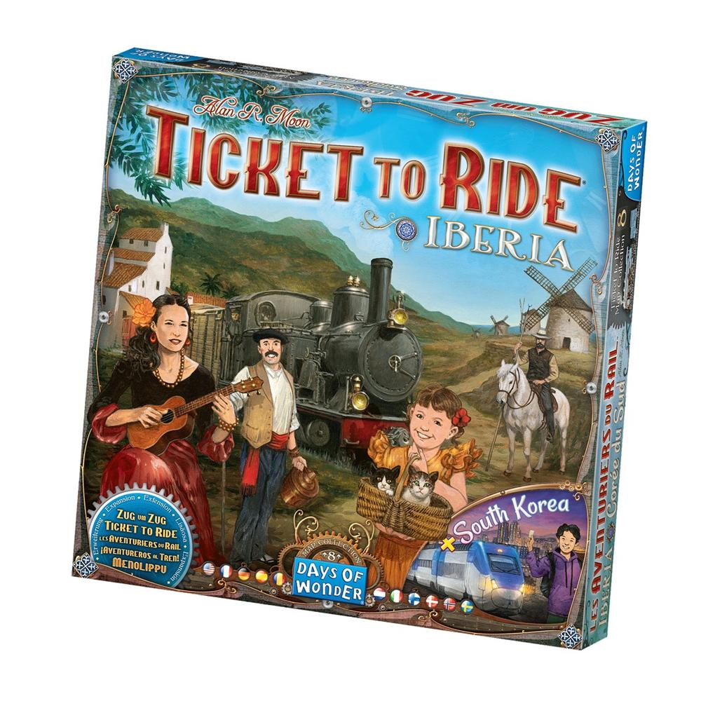 ¡Aventureros al Tren! Iberia y Corea del Sur - Juego de mesa (+8 años) (Español)
