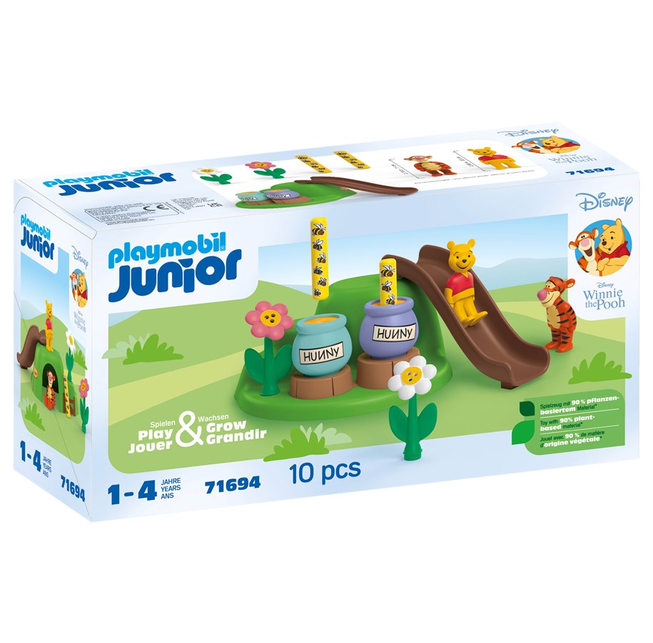 Playmobil Junior: Jardín de Abejas de Winnie the Pooh y Tigger