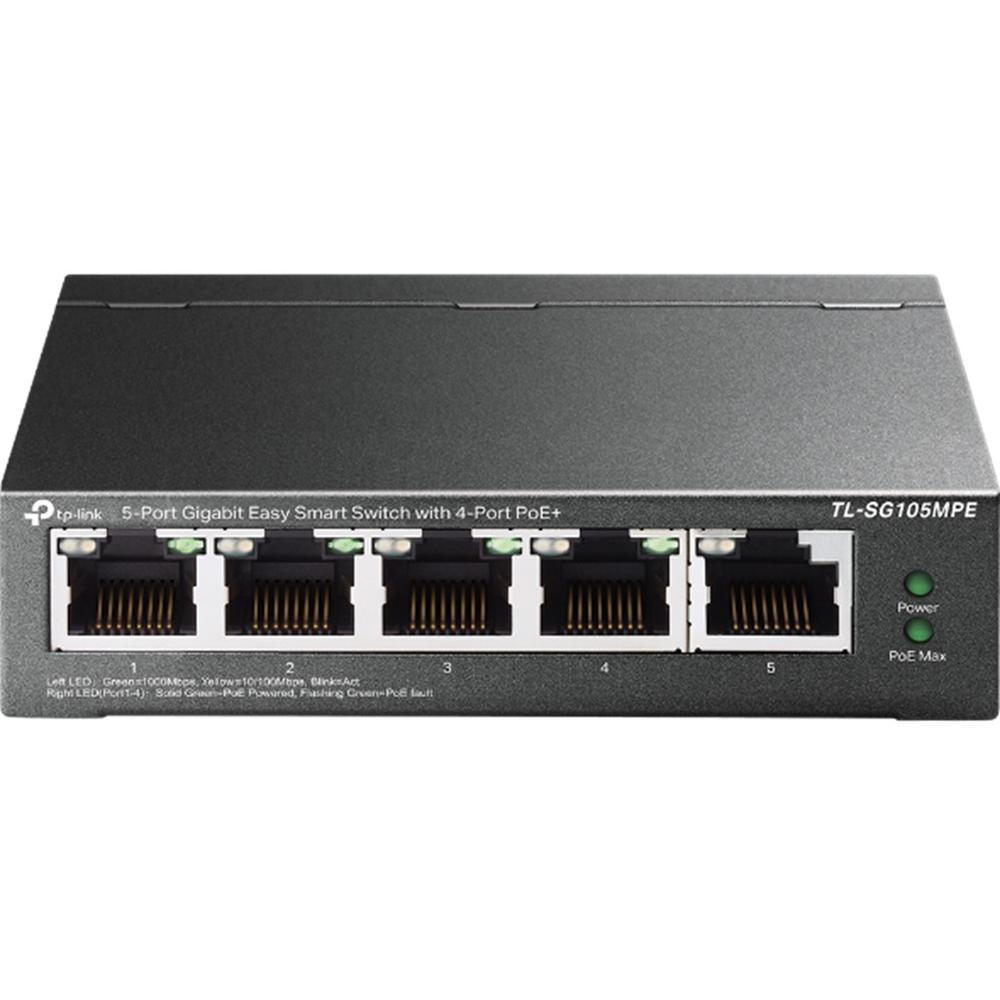 Conmutador Gigabit TP-Link TL-SG105MPE de 5 Puertos con PoE+