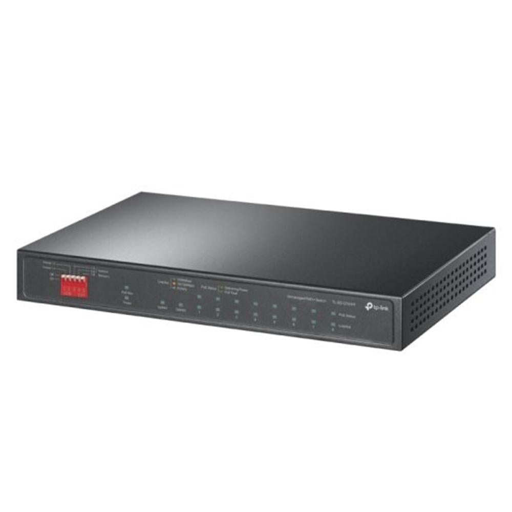 Conmutador TP-Link TL-SG1210PP con 10 Puertos RJ45 y PoE de 63W