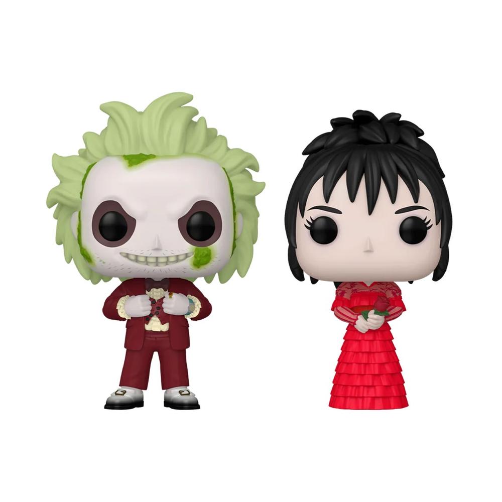 Set de Figuras de Vinilo Beetlejuice y Lydia Deetz - Funko Pop